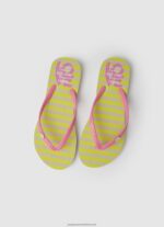 Acid Green Rake Love Beach Flip Flops Pepe Jeans L20F2F705 Women - Image 2