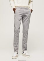 Argent Slim James Chino Trousers Pepe Jeans L20F2F1110 Men - Image 2