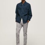 Argent Slim James Chino Trousers Pepe Jeans L20F2F1110 Men