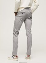 Argent Slim James Chino Trousers Pepe Jeans L20F2F1110 Men - Image 3