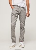 Argent Stanley Regular Jogger Pants Pepe Jeans L20F2F1101 Men - Image 2