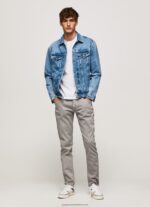 Argent Stanley Regular Jogger Pants Pepe Jeans L20F2F1101 Men