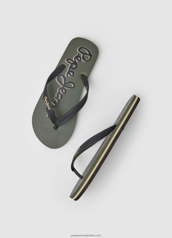 Army Bay Beach Logo Beach Flip Flops Pepe Jeans L20F2F1268 Men - Image 2