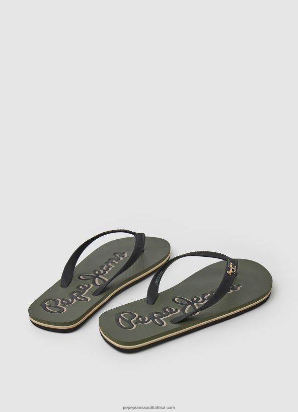 Army Bay Beach Logo Beach Flip Flops Pepe Jeans L20F2F1268 Men - Image 4