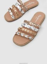 Bare Irma Multistraps Leather Sandals Pepe Jeans L20F2F662 Women - Image 3