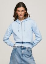 Bay Jumper With Hood And Zipper Pepe Jeans L20F2F270 Women - Image 3
