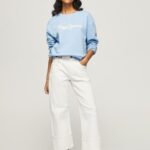 Bay Logo Printed Jumper Pepe Jeans L20F2F275 Women