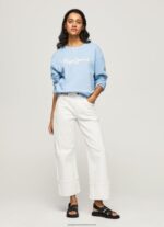 Bay Logo Printed Jumper Pepe Jeans L20F2F275 Women