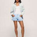 Bay Regular Fit Cotton Shorts Pepe Jeans L20F2F527 Women