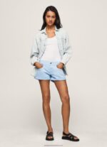 Bay Regular Fit Cotton Shorts Pepe Jeans L20F2F527 Women