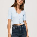Bay Ribbed Cardigan Shirt Pepe Jeans L20F2F408 Women