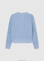 Bay Rounded Collar Braided Jersey Pepe Jeans L20F2F1406 Girl - Image 2