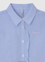 Bay Saura Striped Print Blouse Pepe Jeans L20F2F1436 Girl - Image 3