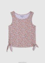 Bay Saura Striped Print Blouse Pepe Jeans L20F2F1436 Girl - Image 4