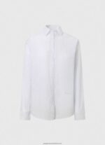 Bay Striped Cotton Voile Shirt Pepe Jeans L20F2F324 Women - Image 5