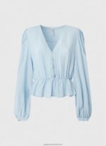 Bay V-Neck Cropped Fit Top Pepe Jeans L20F2F326 Women - Image 5