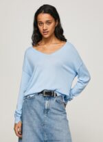 Bay V Neckline Relaxed Fit Jersey Pepe Jeans L20F2F249 Women