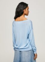 Bay V Neckline Relaxed Fit Jersey Pepe Jeans L20F2F249 Women - Image 4