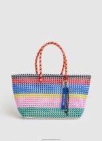 Bay Woven Plastic Tote Bag Pepe Jeans L20F2F721 Women