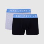 Black 2Pack Stretchy Cotton Boxers Pepe Jeans L20F2F1143 Men