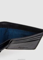 Black All Over Logo Leather Wallet Pepe Jeans L20F2F1296 Men - Image 3