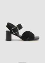 Black Altea Basic Suede Sandals Pepe Jeans L20F2F648 Women