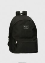 Black Aris Double Zip Performance Backpack Pepe Jeans L20F2F752 Women