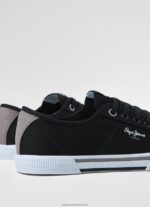 Black Basic Brady Sneakers Pepe Jeans L20F2F1241 Men - Image 5