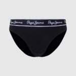 Black Classic Panty With Printed Logo Pepe Jeans L20F2F550 Women