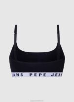 Black Cotton Sports Bra Pepe Jeans L20F2F567 Women - Image 2