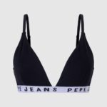 Black Cotton Triangular Bra Pepe Jeans L20F2F538 Women