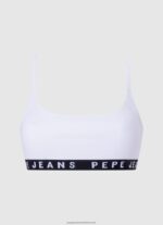 Black Cotton Triangular Bra Pepe Jeans L20F2F538 Women - Image 4