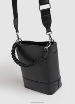 Black Double-Handled Bucket Bag Pepe Jeans L20F2F732 Women - Image 2
