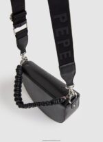 Black Double-Handled Crossbody Bag Pepe Jeans L20F2F733 Women - Image 2