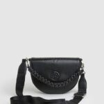 Black Double-Handled Crossbody Bag Pepe Jeans L20F2F733 Women
