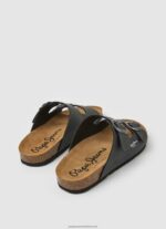 Black Double Kansas Anatomical Sandals Pepe Jeans L20F2F1271 Men - Image 4