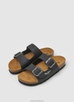 Black Double Kansas Anatomical Sandals Pepe Jeans L20F2F1548 Boy - Image 3