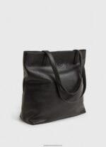 Black Embossed Logo Tote Bag Pepe Jeans L20F2F711 Women - Image 2
