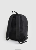 Black Fabric Backpack With Line Details Pepe Jeans L20F2F1294 Men - Image 2