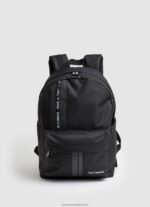 Black Fabric Backpack With Line Details Pepe Jeans L20F2F1294 Men