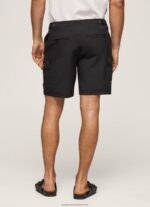 Black Fergus Cargo Swimsuit Shorts Pepe Jeans L20F2F1142 Men - Image 3