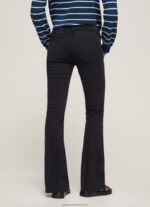 Black Flare Slim Trousers Pepe Jeans L20F2F294 Women - Image 5