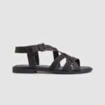 Black Hayes Rome Flat Sandals Pepe Jeans L20F2F657 Women