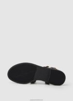 Black Hayes Rome Flat Sandals Pepe Jeans L20F2F657 Women - Image 5