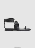 Black Hayes Trend Flat Sandals Pepe Jeans L20F2F656 Women