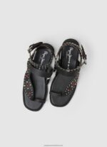 Black Irma Ethnic Leather Sandals Pepe Jeans L20F2F659 Women - Image 2