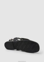 Black Irma Ethnic Leather Sandals Pepe Jeans L20F2F659 Women - Image 5