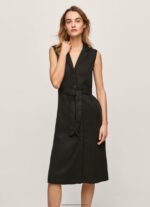 Black Lapel Collar Dress Pepe Jeans L20F2F224 Women - Image 2