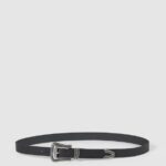 Black Leather Thin Belt Pepe Jeans L20F2F759 Women