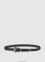 Black Leather Thin Belt Pepe Jeans L20F2F759 Women - Image 3